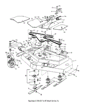 Mower Deck &amp; Attaching Parts (52-Inch Rear Discharge)