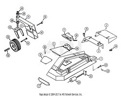 42-Inch Mower Deck and Attaching Parts