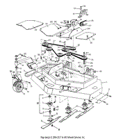 Mower Deck And Attaching Parts