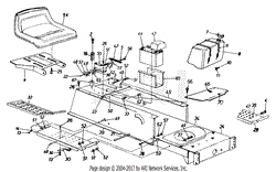 Seat, Fuel Tank and Battery