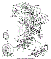 Lower Frame, Transaxle &amp; Controls LT-13