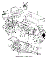 Seat, Hood &amp; Grille