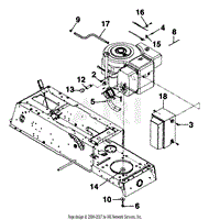 Exhaust Pipe &amp; Heat Shield Assembly LT-15