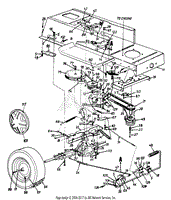 Lower Frame, Transaxle &amp; Controls