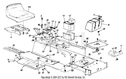 Upper Frame, Seat, Battery and Gas Tank