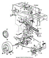 Pulleys &amp; Lower Frame LT-15