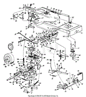 Lower Frame, Pulleys &amp; Wheel