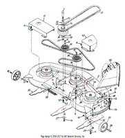 Pulley, Blade &amp; Deck Assembly LT-16