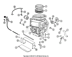 Engine And Attaching Parts - Briggs &amp; Stratton Vanguard Model