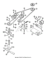 Model W815 Mower Deck 52-Inch Deck Drive