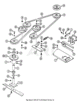 Model W816 Mower Deck 62-Inch Deck Drive