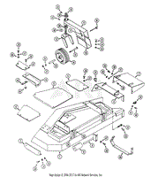 Model W816 Mower Deck 62-Inch Mower Deck And Attaching Parts