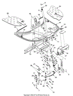 Front Floor Console &amp; Steering Assembly