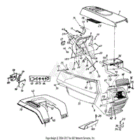 Hood &amp; Fender Assembly LT-17