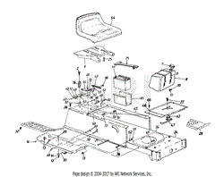 Seat, Fuel Tank, And Frame Assembly LT-14