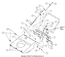 Shroud And Chute Crank Assembly