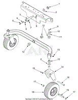 Front Axle &amp; Tire Assembly