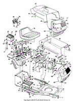 Hood Assembly/Battery/Seat/Grille/Fuel Tank/Fender