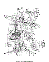 Drive Pedal Assembly, Wheels, Rear