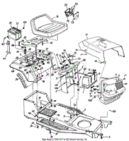 Seat/Battery/Fender/Dash Panel/Fuel Tank