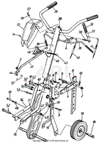 Wheel and Handle Assembly