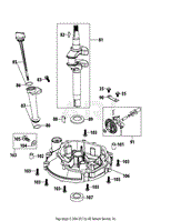 1X65LU Crankshaft &amp; Crankcase Cover