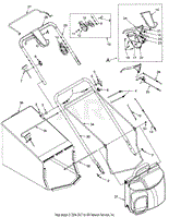 Handle and Grassbag Assembly