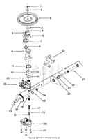 Housing, Idler Bracket, and Shaft  Assembly