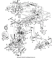 Drive/Frame, Lower/Pedal Assembly/Wheels, Rear