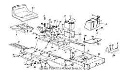 Frame, Upper/Fuel Tank/Battery/Seat