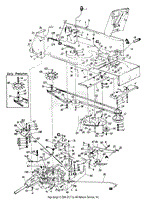 Drive/Speed Control Assembly/Pedal Assembly/Hitch Plate