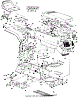 Hood Assembly/Seat/Frame/Fender, Rear