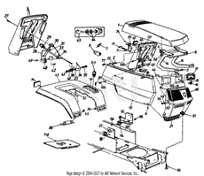 Hood and Throttle Control Box Assembly