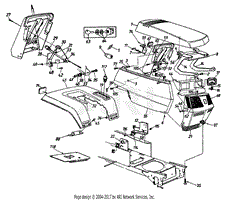 Hood Assembly, Grille &amp; Fender