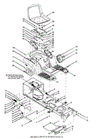 Deck Lift &amp; Hanger Assembly/Seat/Fender Assembly