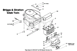 Muffler/Engine Accessories Briggs &amp; Stratton Intek Twin