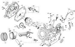 CrankCase, Piston &amp; Governor