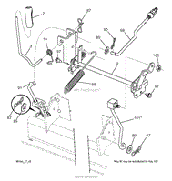 MOWER LIFT LEVER