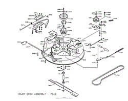 MOWER DECK ASSEMBLY