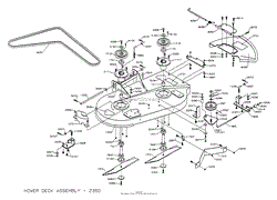 Dixon ZTR 3362 (1996) Parts Diagrams