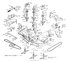 Dixon ZTR 4515B (2000) Parts Diagram for CHASSIS