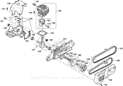 CYLINDER, CRANKCASE, CLUTCH