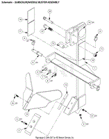 3PT Subsoiler-Middle Buster Assembly