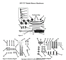 72&quot; Finish Mower Hardware Bags