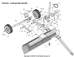 Landscape Rake Assy