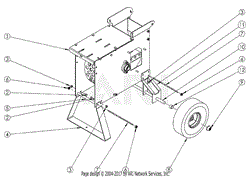 Front Foot Axle and Tires