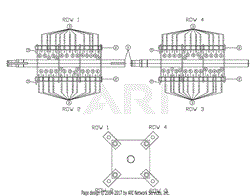 Chipper Shredder Rotor Assembly w/Hammers