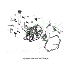 LC190FDS Crankcase Cover Assembly