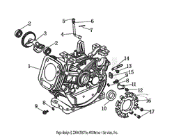 LC185FDS Crankcase Assembly