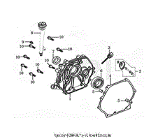 LC185FDS Crankcase Cover Assembly